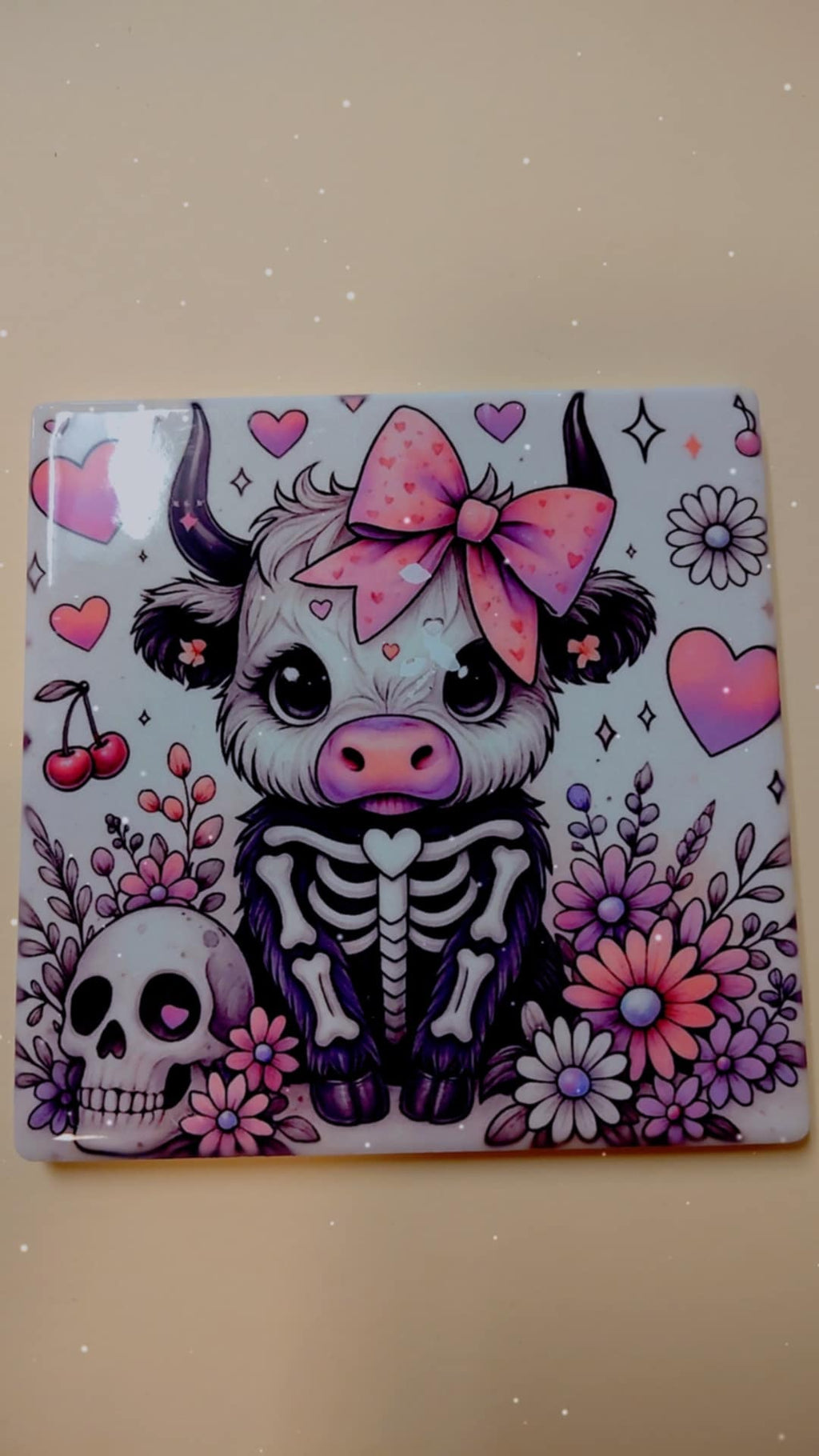 Custom Ceramic Coasters – Cute & Creepy Designs
