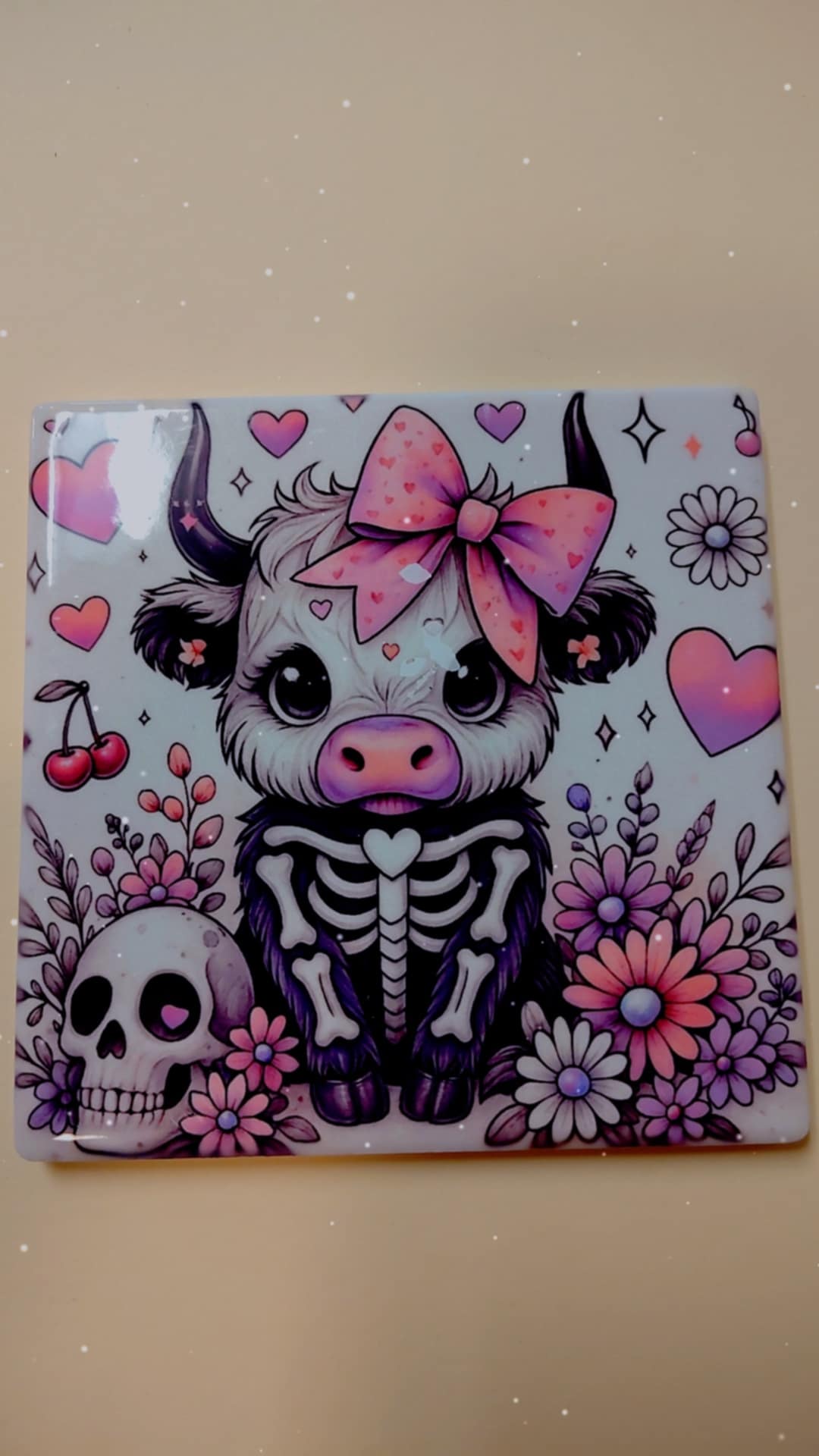 Custom Ceramic Coasters – Cute & Creepy Designs